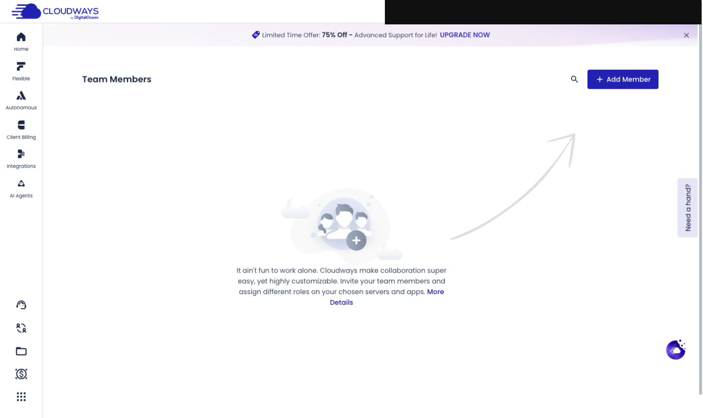 Cloudways Team Member 教學：Agency 多客戶權限管理與安全交接