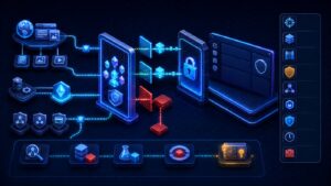 Cloudflare Access 與 WordPress 後台身份驗證防護示意圖