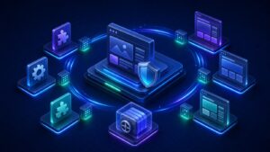 WordPress 外掛與主題安全自動更新的示意圖