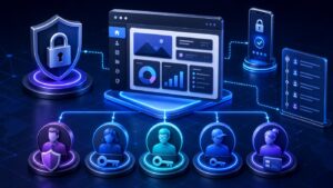 WordPress 使用者角色與權限分工示意圖